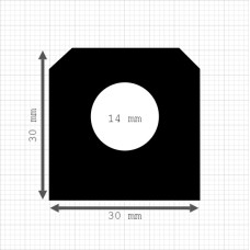 Luikenpakking | EPDM | 30 x 30 mm